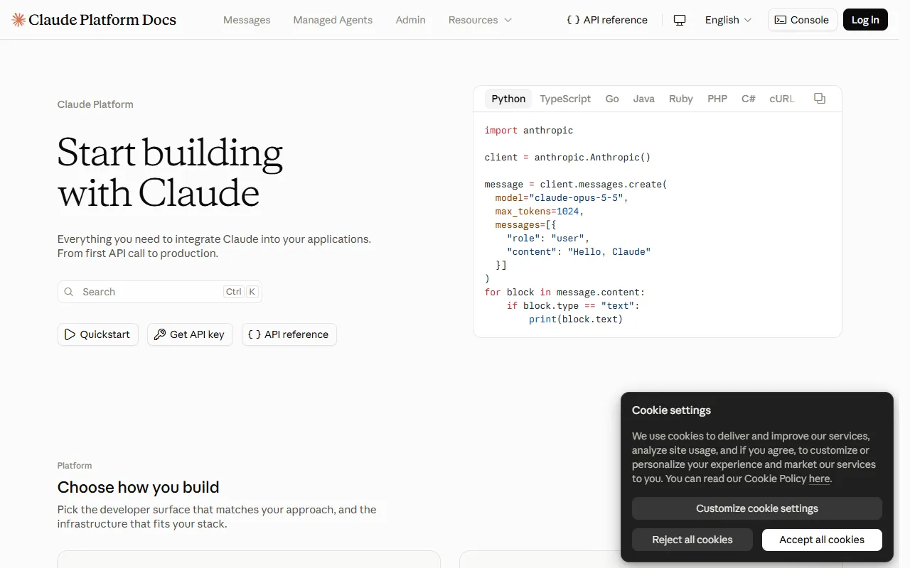 Claude Computer Use website screenshot