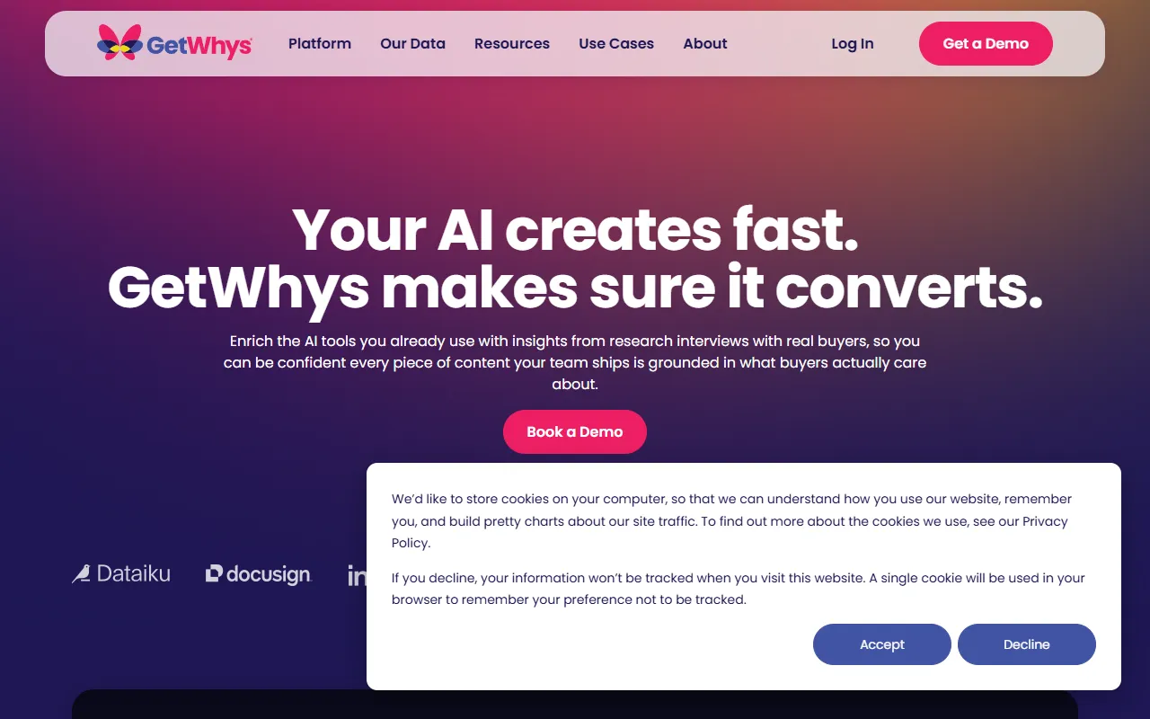 Compass website screenshot