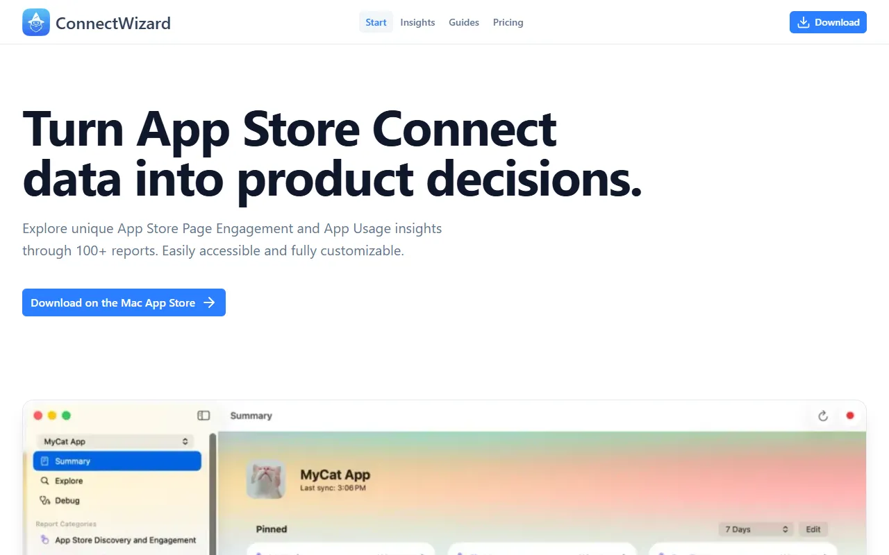 ConnectWizard website screenshot