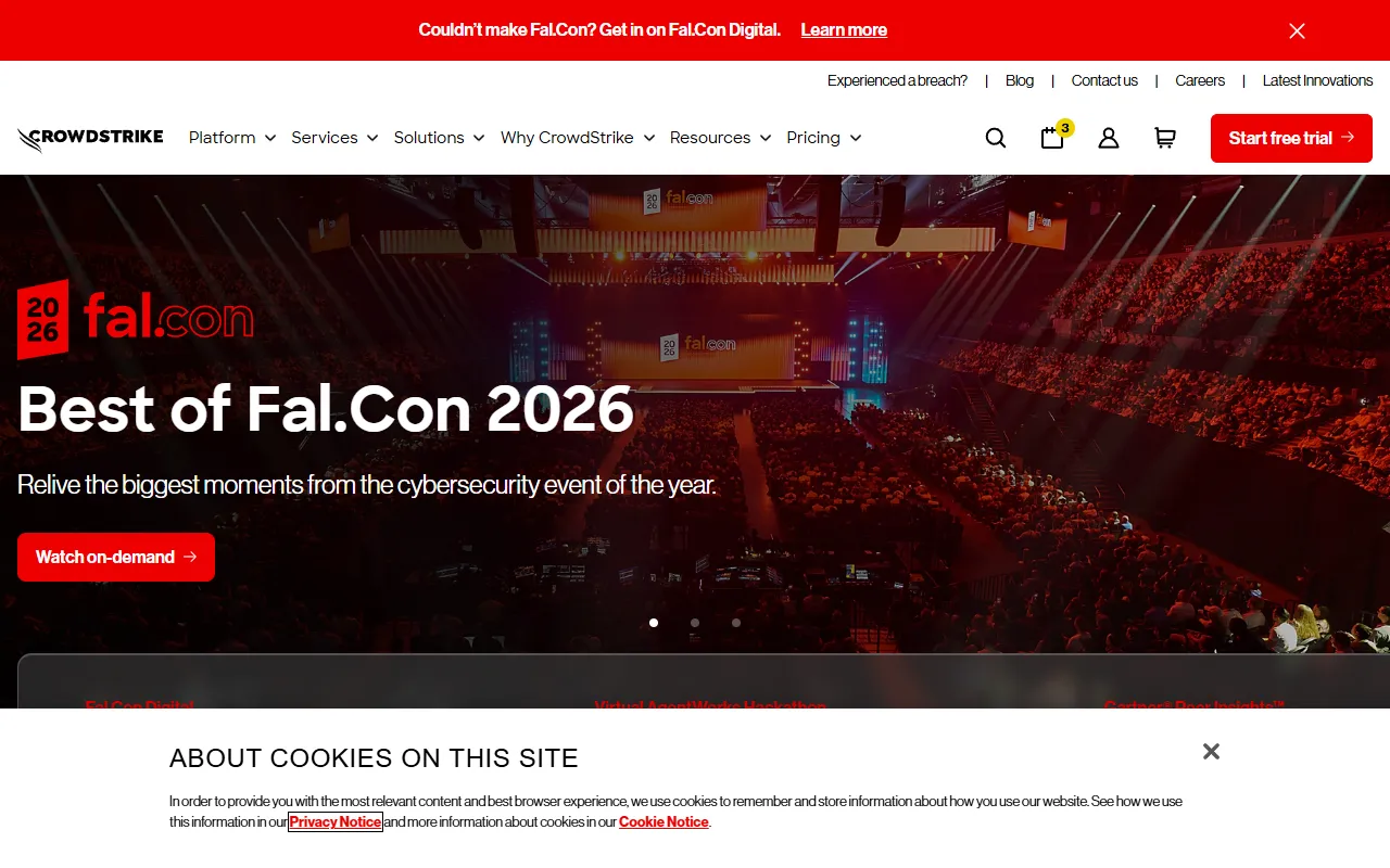 CrowdStrike Charlotte AI website screenshot