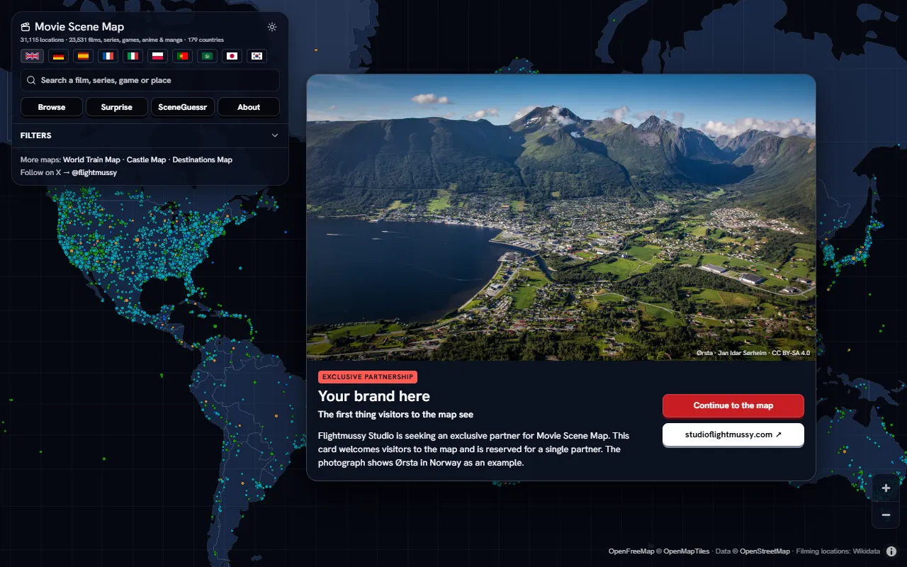 Detourmap website screenshot