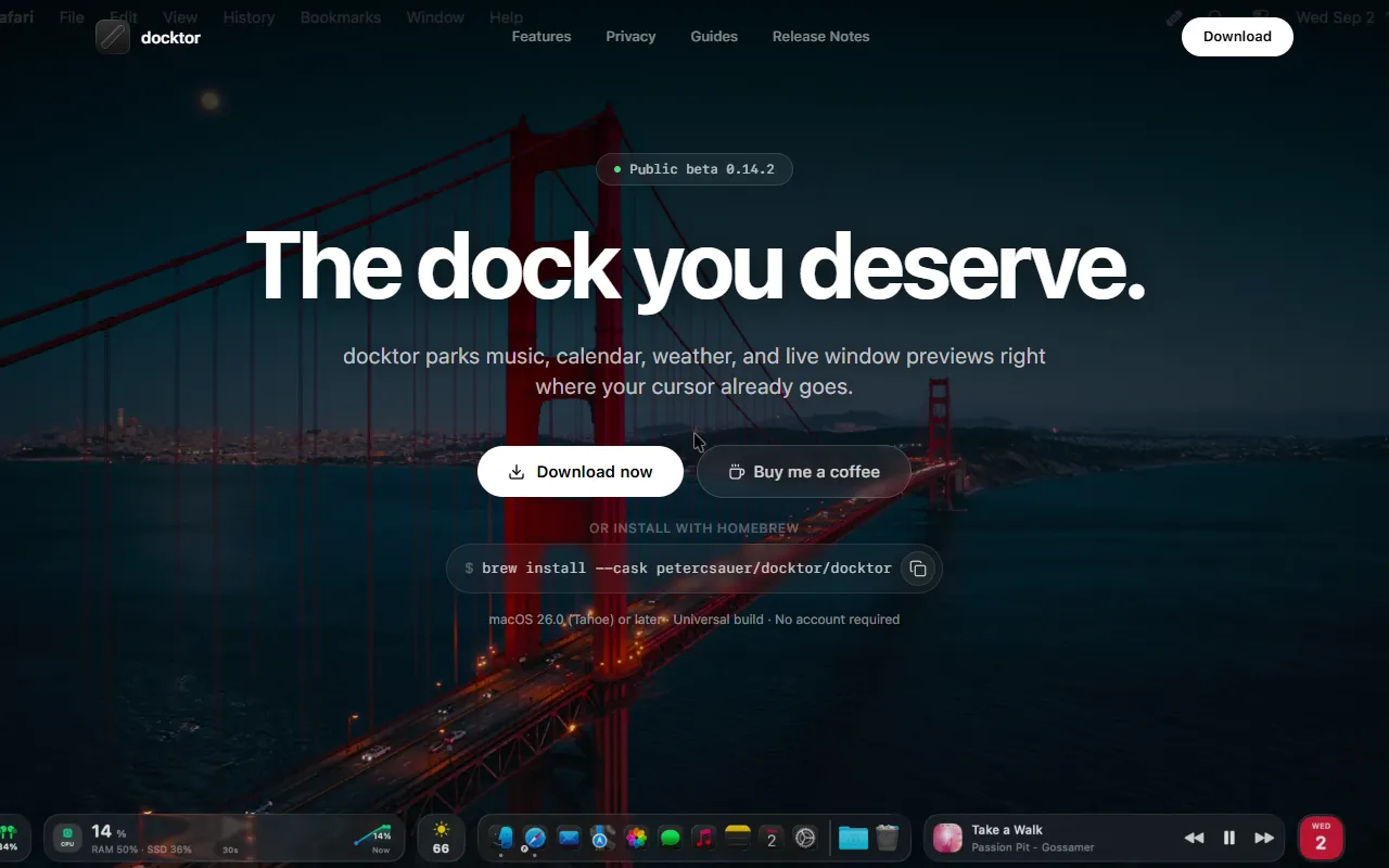 docktor website screenshot