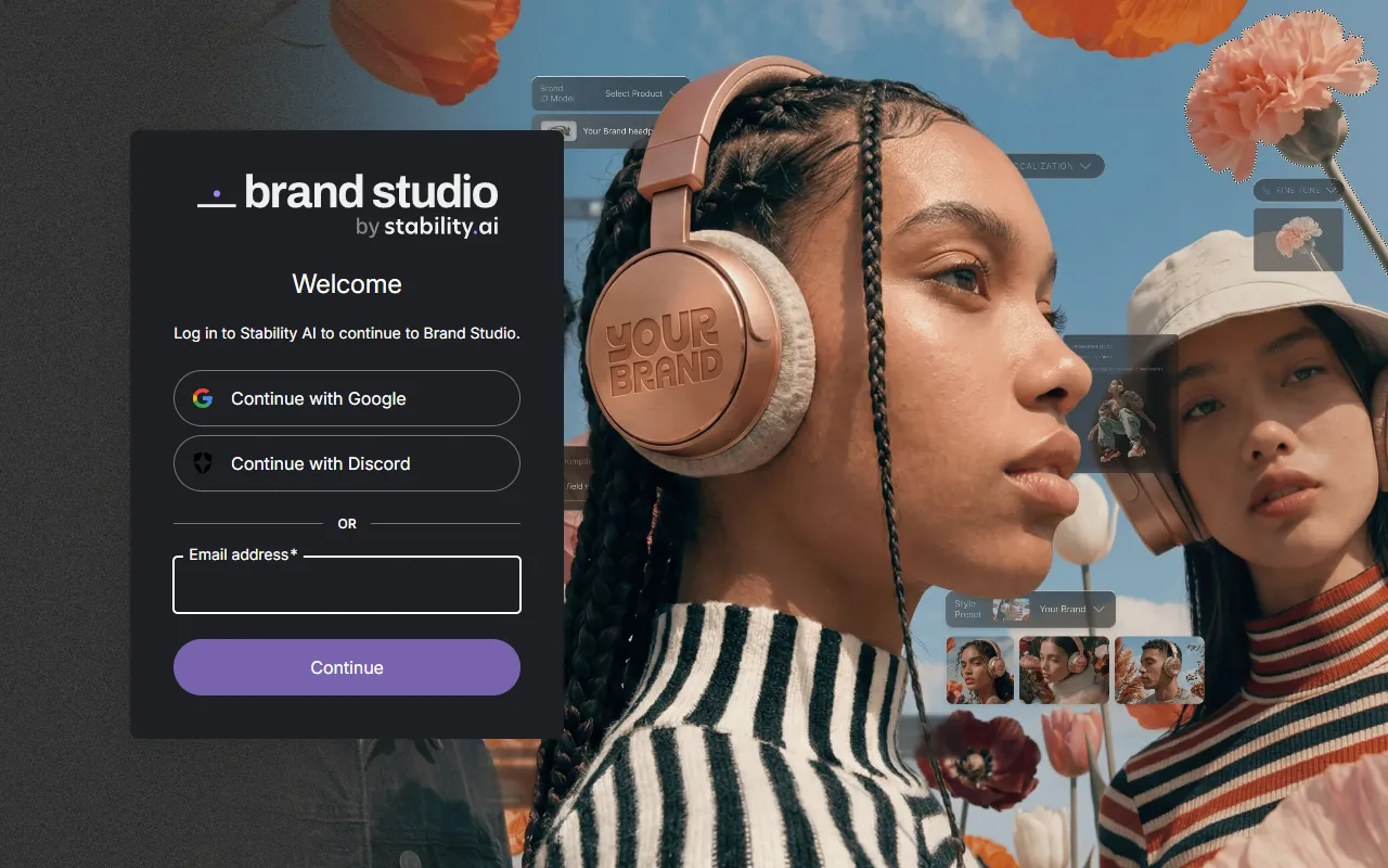 DreamStudio website screenshot