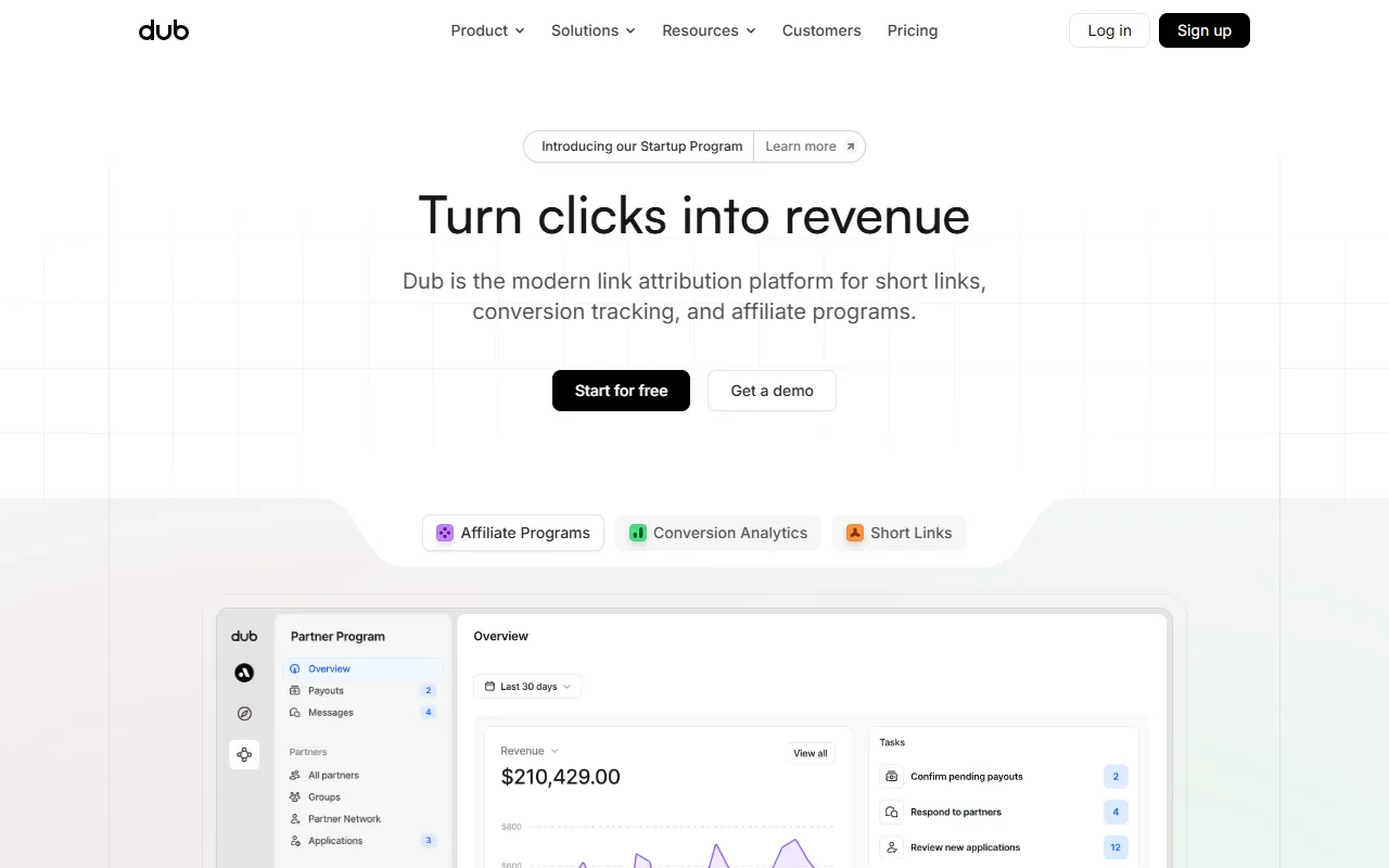 Dub.co website screenshot
