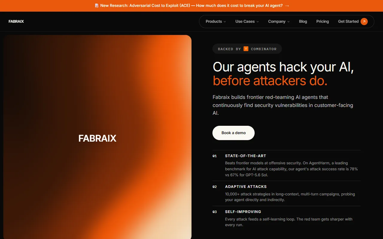 Fabraix website screenshot