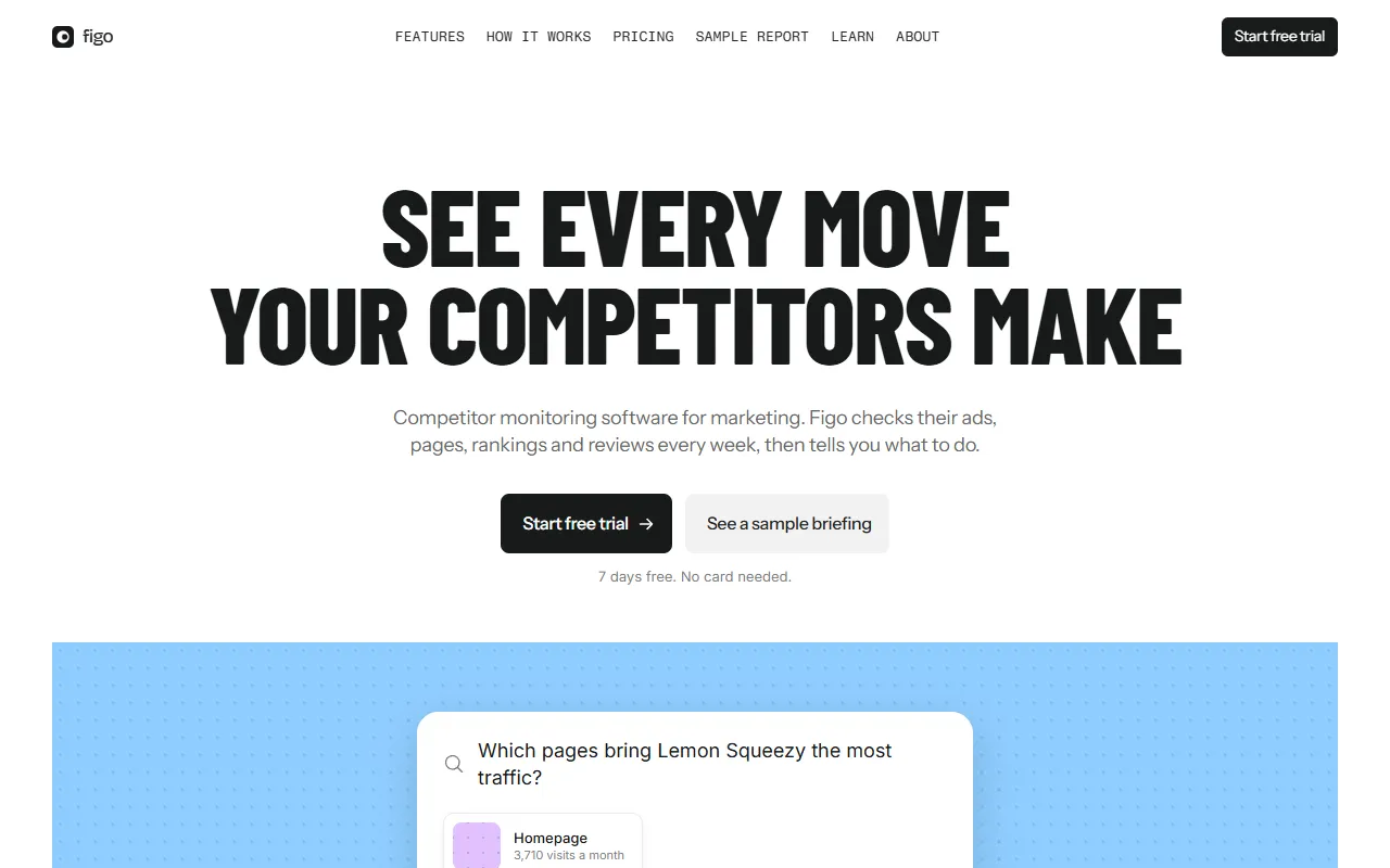 Figo website screenshot