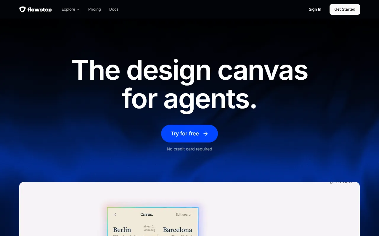Flowstep website screenshot
