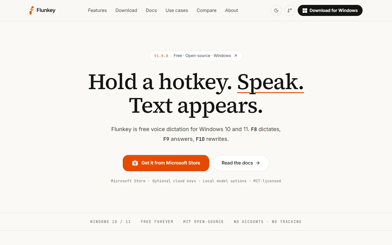 Flunkey website screenshot