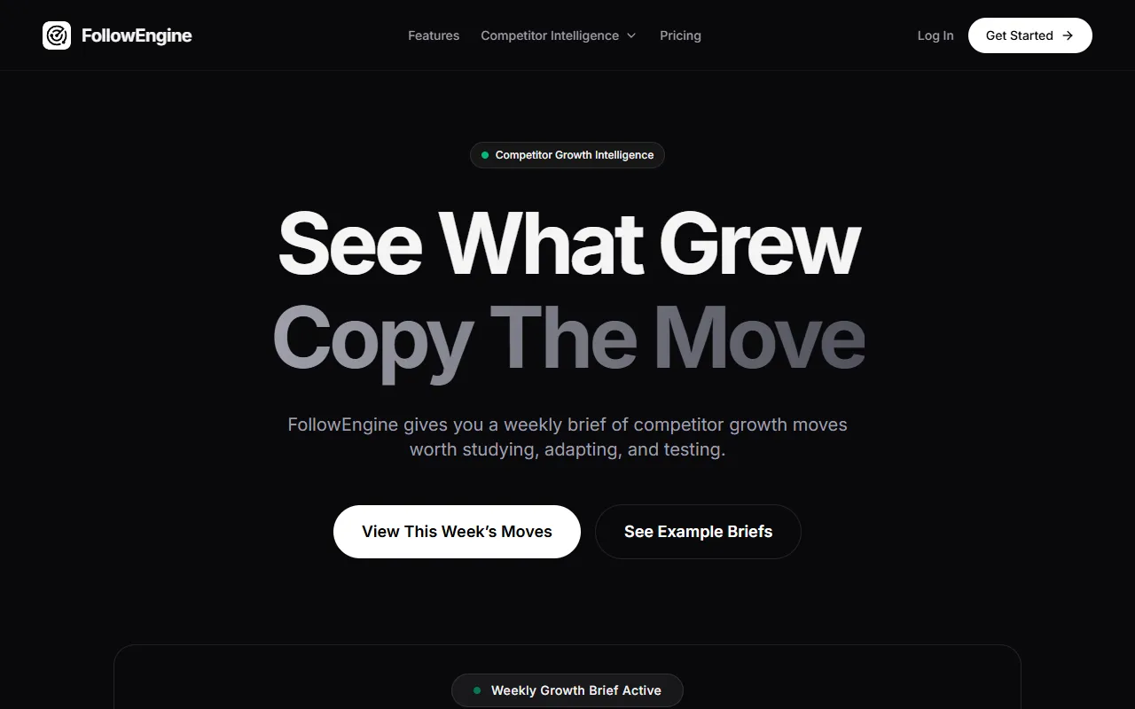 FollowEngine website screenshot