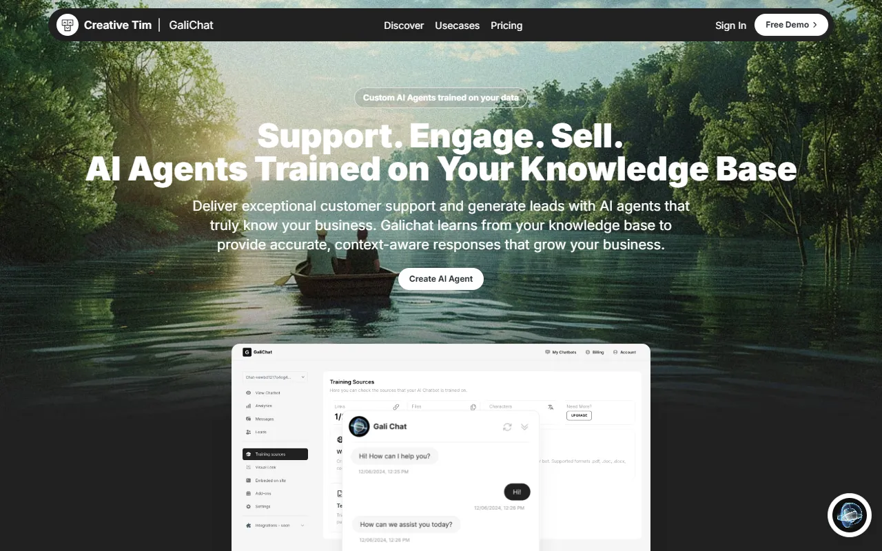 Gali Chat website screenshot