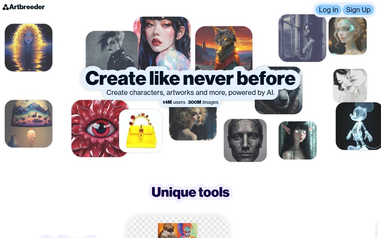 GANBreeder website screenshot
