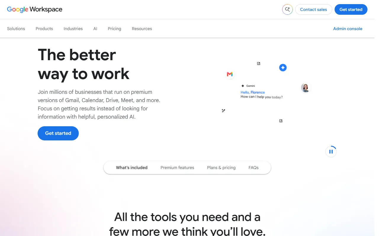 Google Pics website screenshot