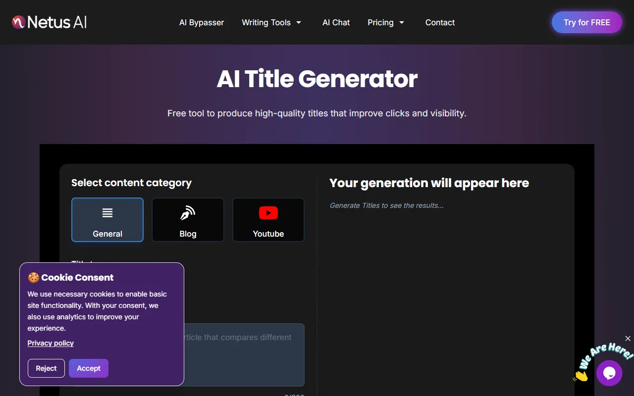 Headlinesai.pro website screenshot