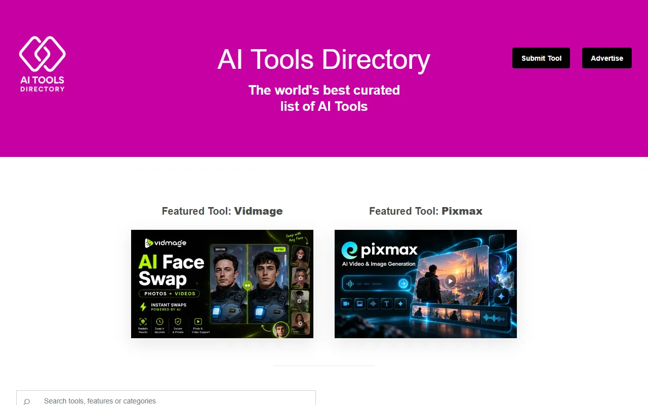HIX AI website screenshot