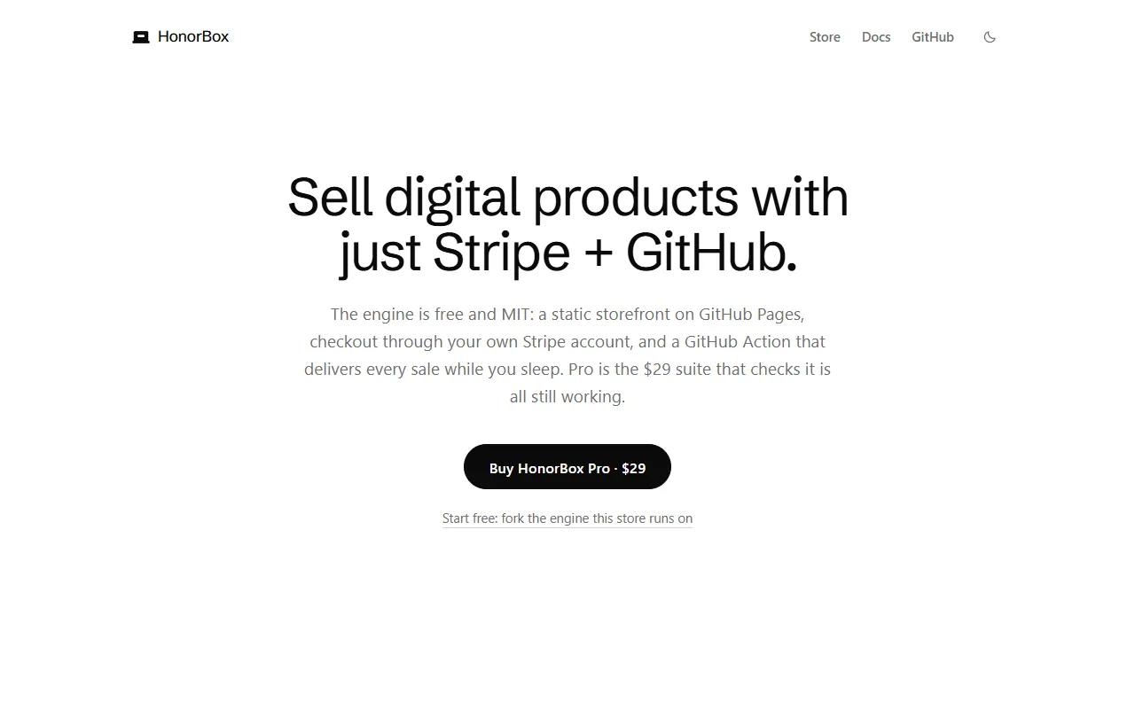 HonorBox website screenshot