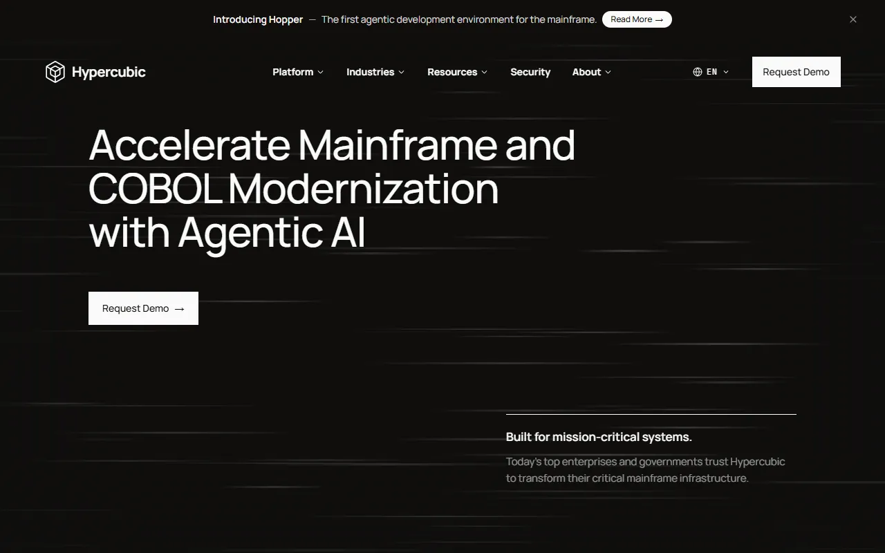 Hopper website screenshot