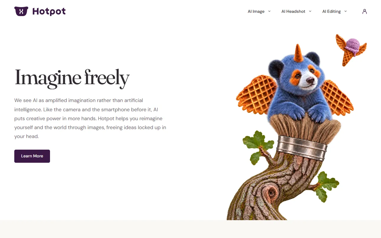 Hotpot website screenshot