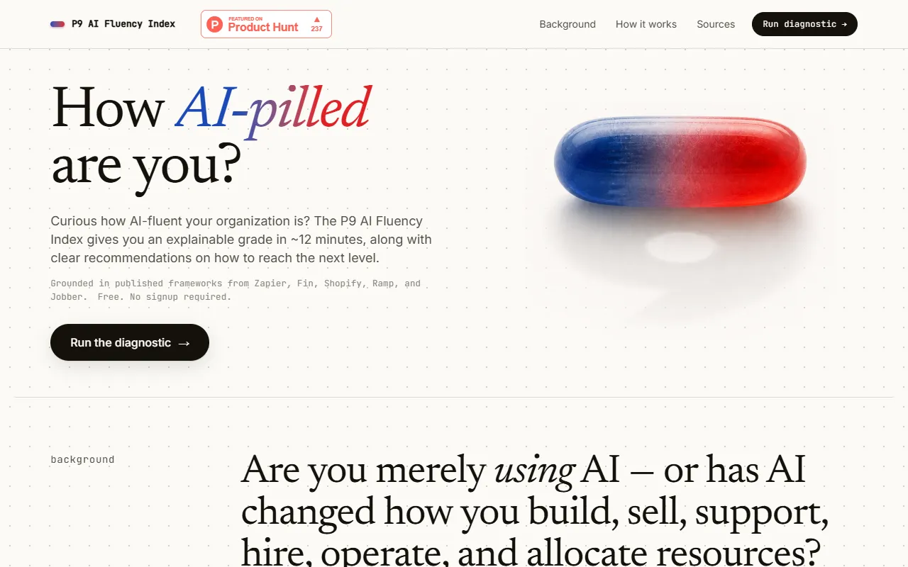 How AI-pilled are you? website screenshot