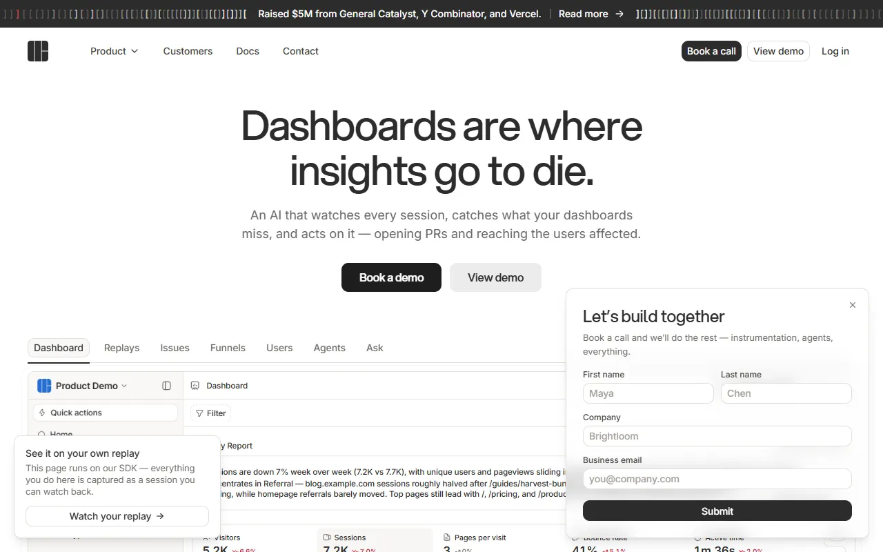 Human Behavior website screenshot