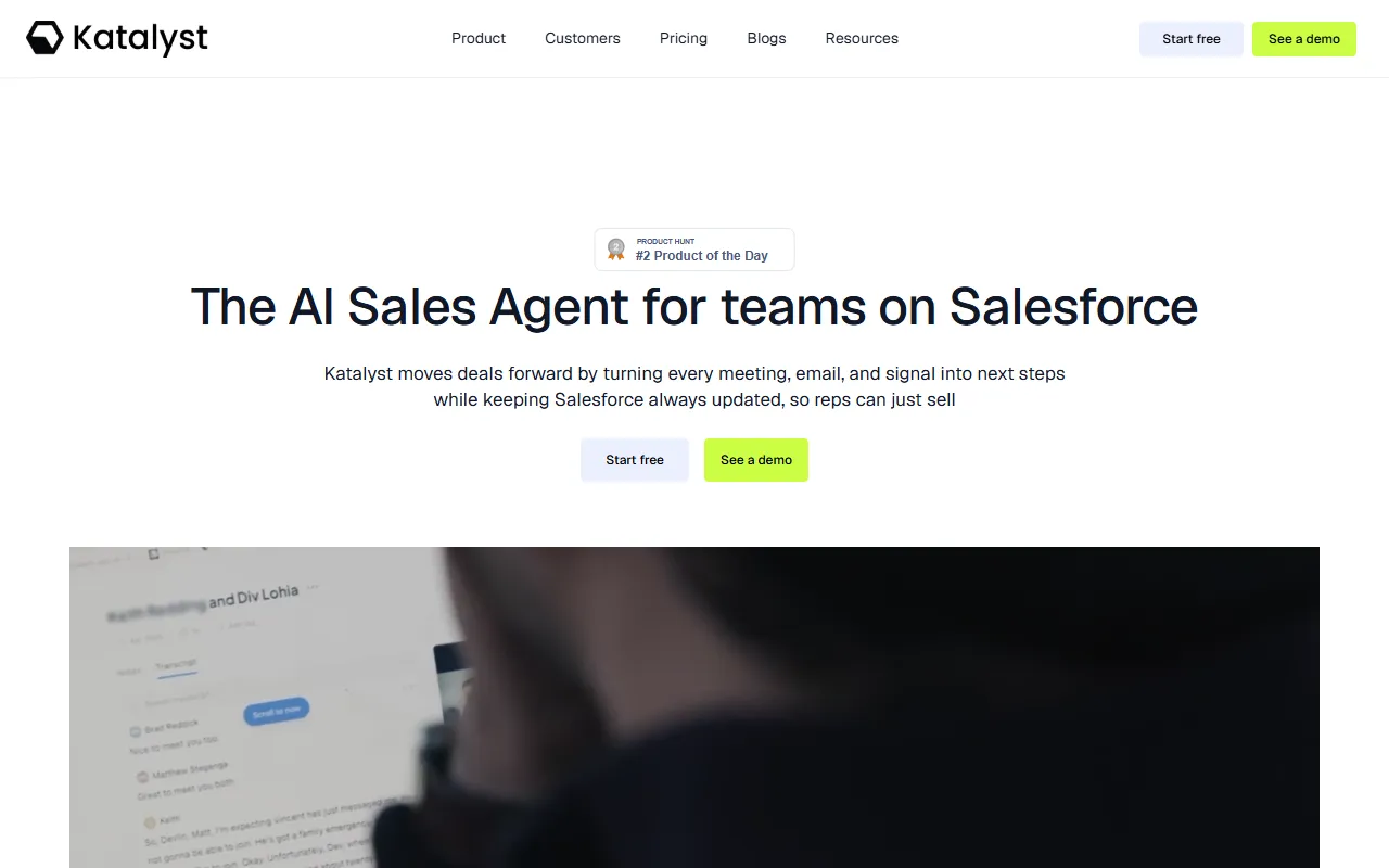 Katalyst website screenshot