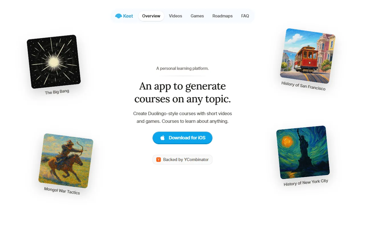 Keet website screenshot