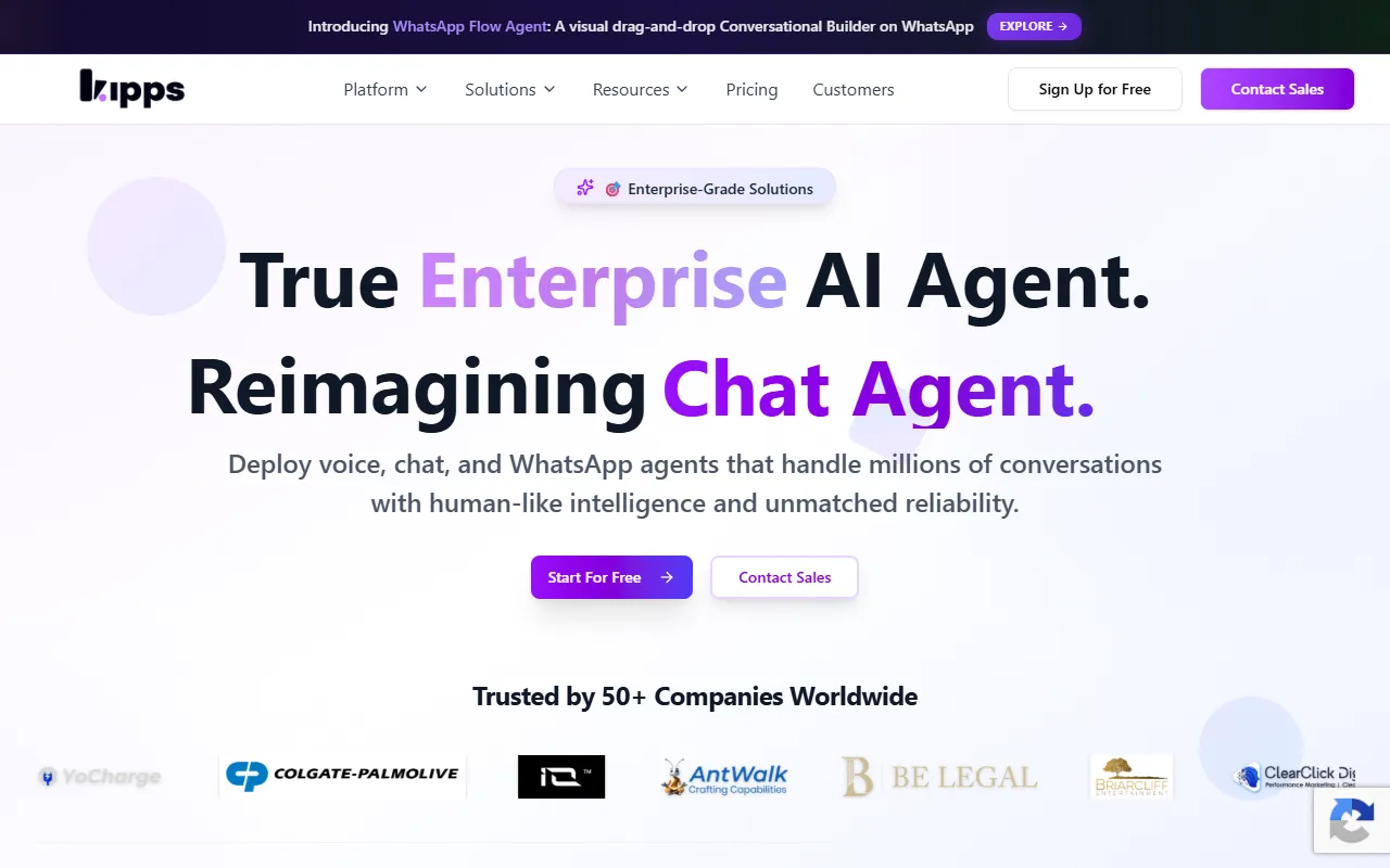 Kipps AI website screenshot