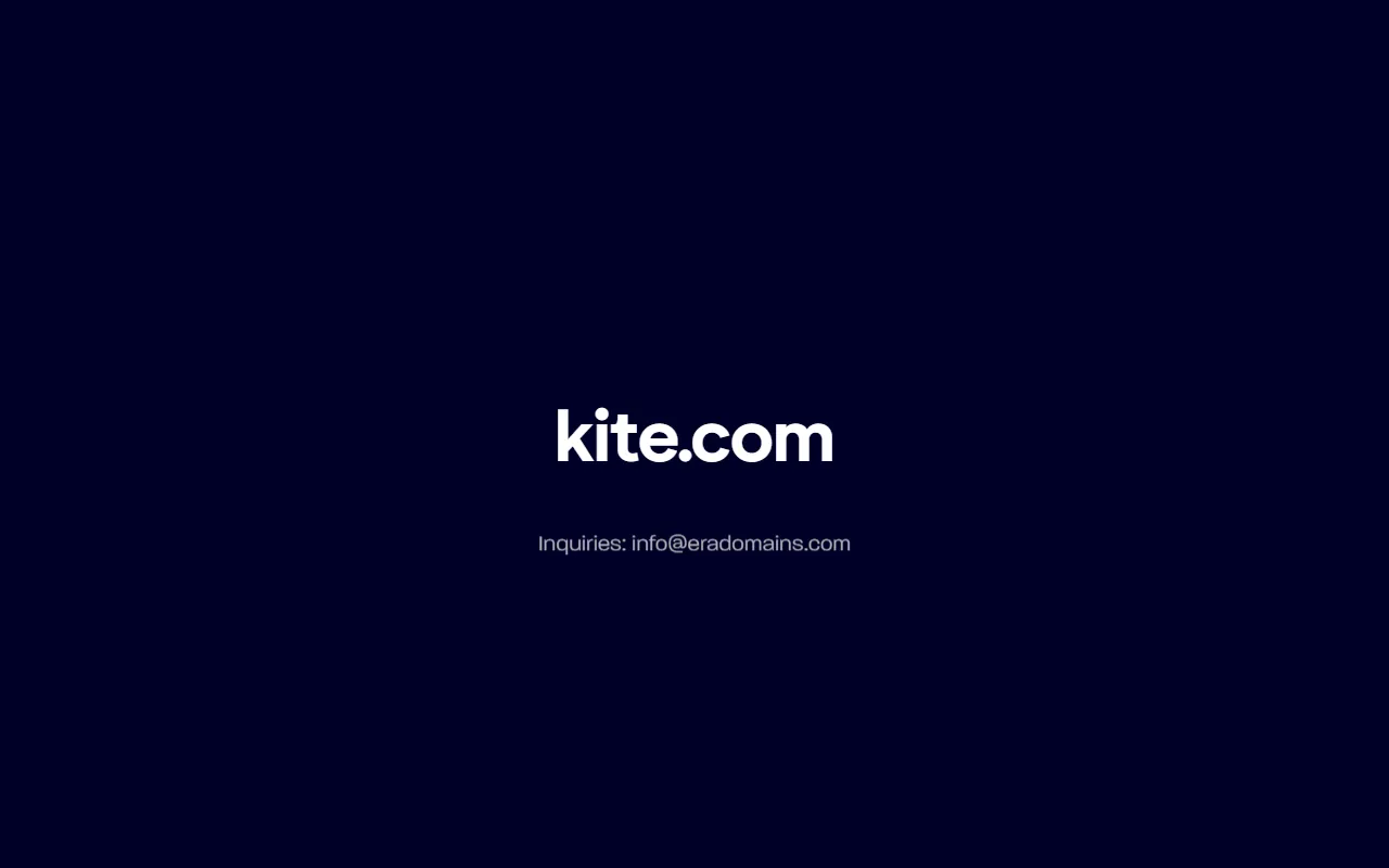Kite website screenshot