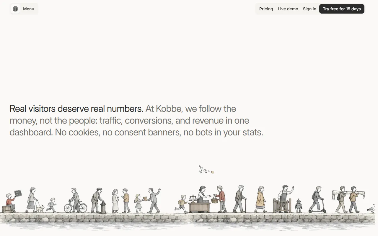 Kobbe website screenshot