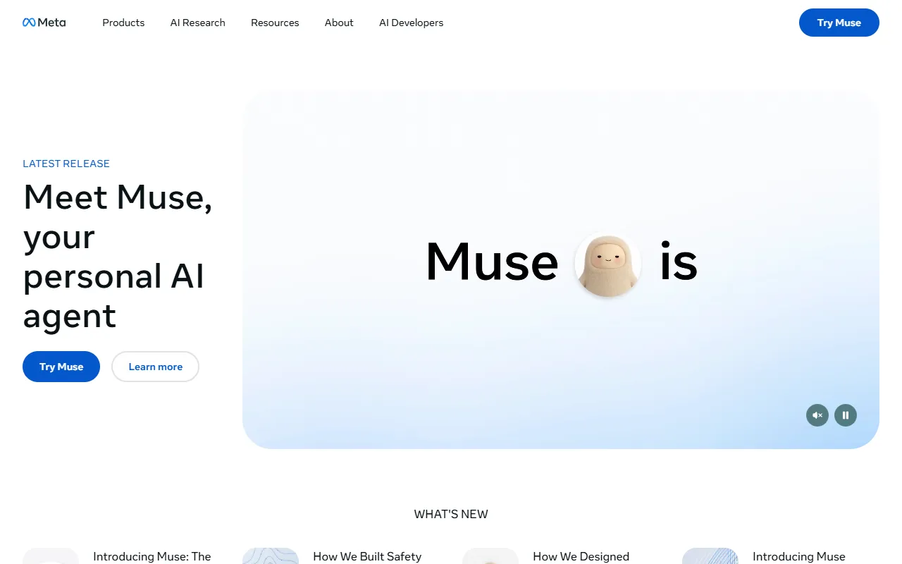 LLaMA website screenshot