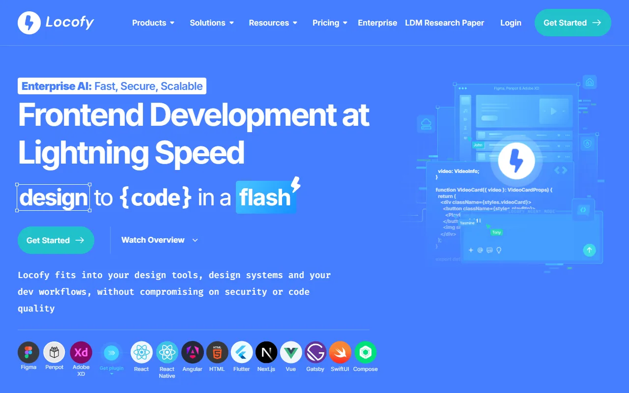 Locofy.ai website screenshot