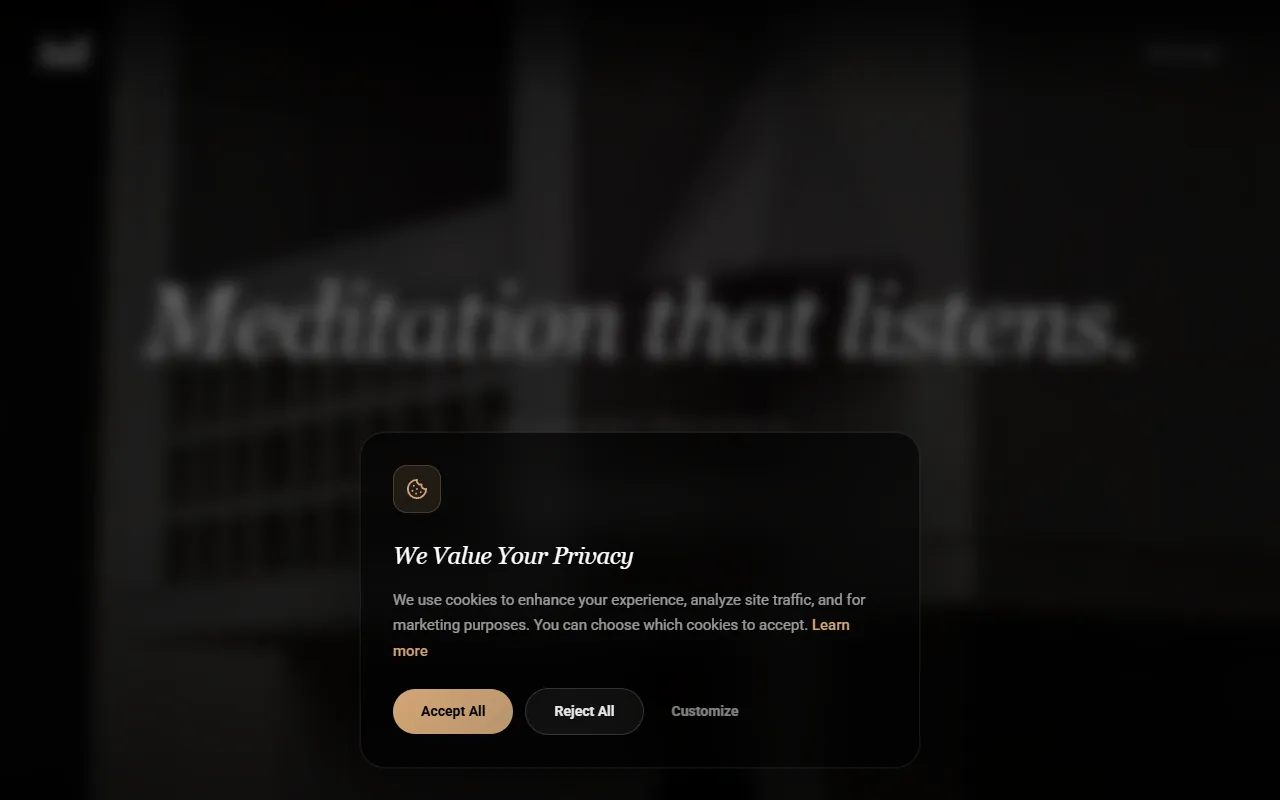 Lull website screenshot
