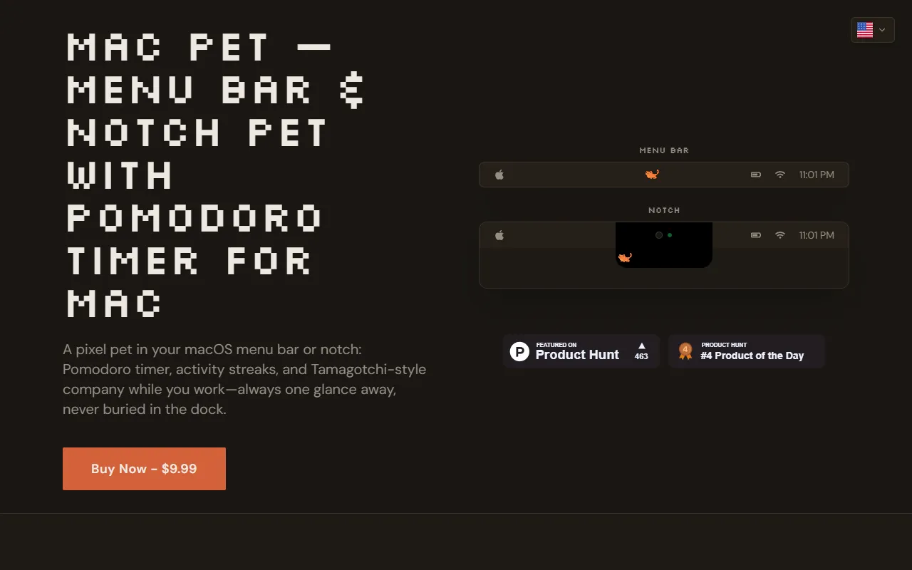 Mac Pet website screenshot