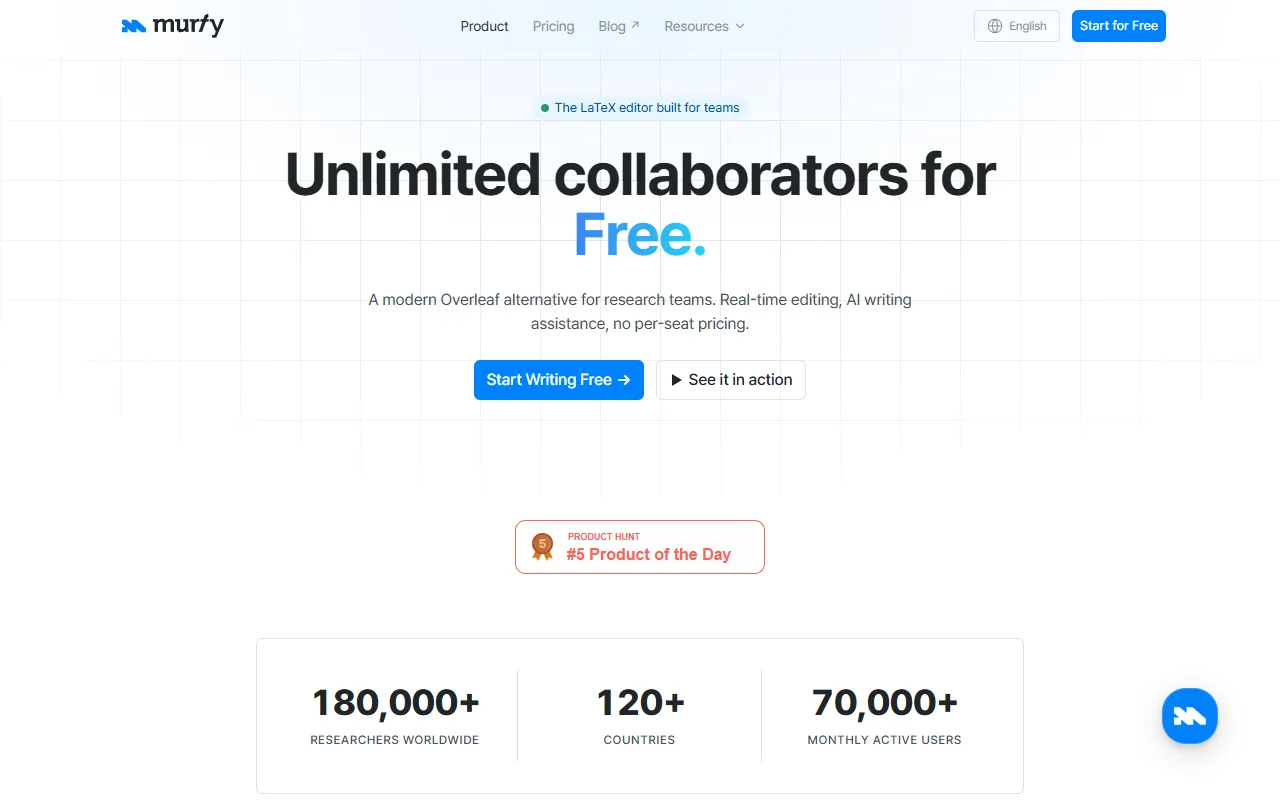 Murfy AI website screenshot