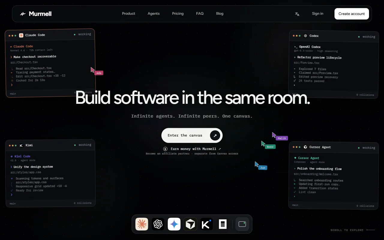 Murmell website screenshot