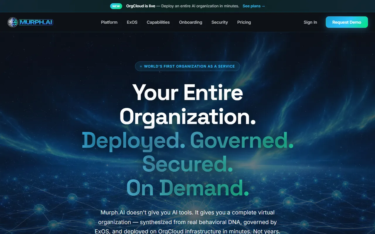 Murph AI website screenshot