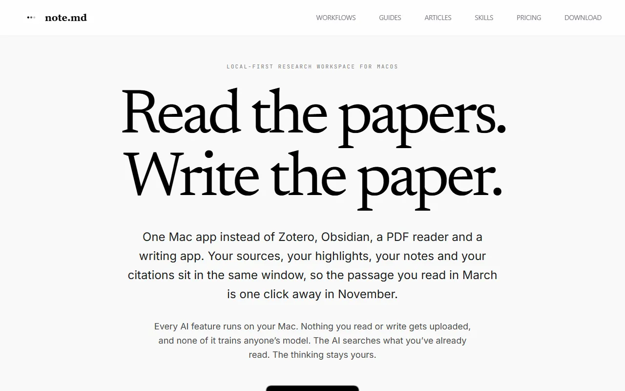 note.md website screenshot