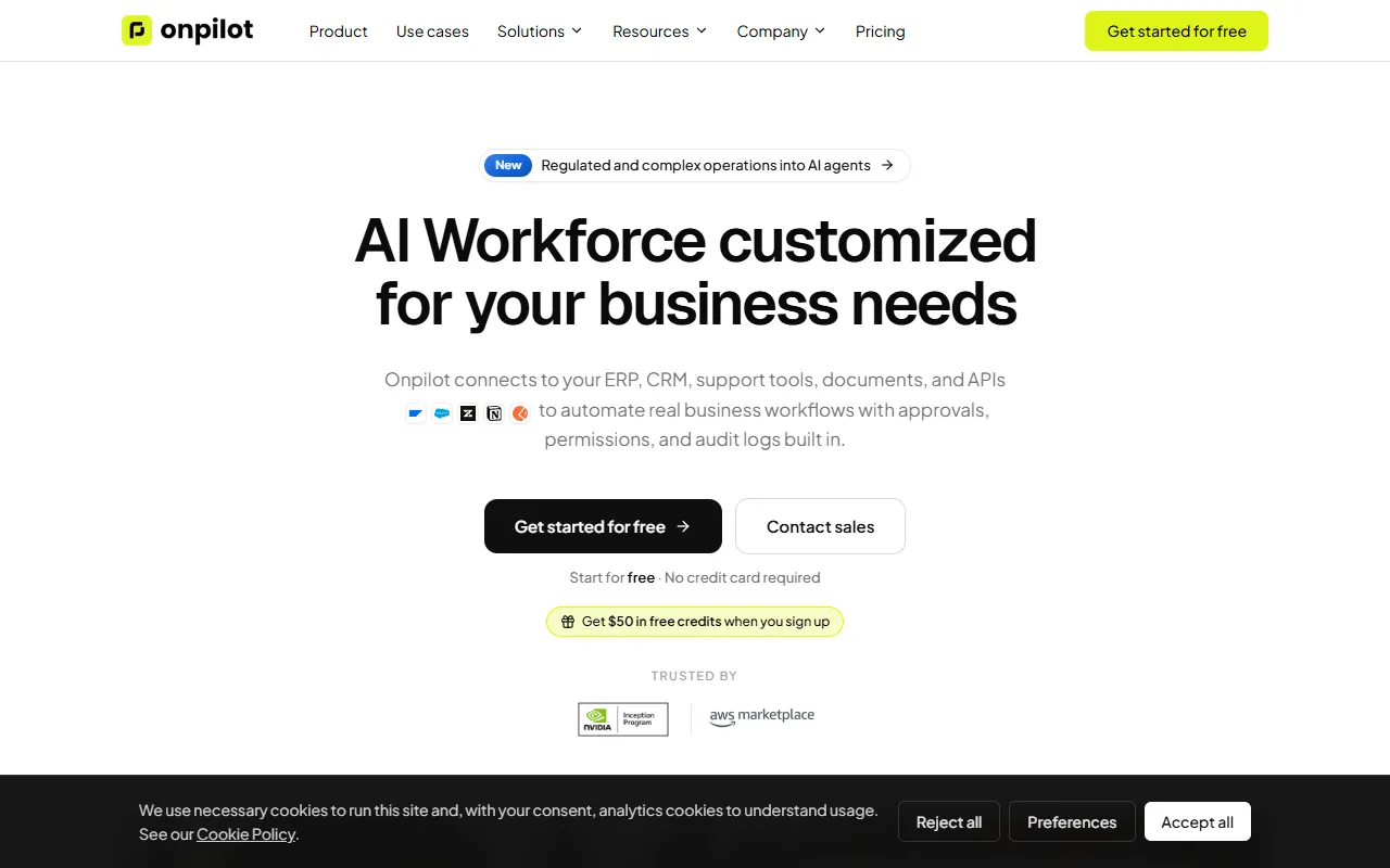Onpilot website screenshot