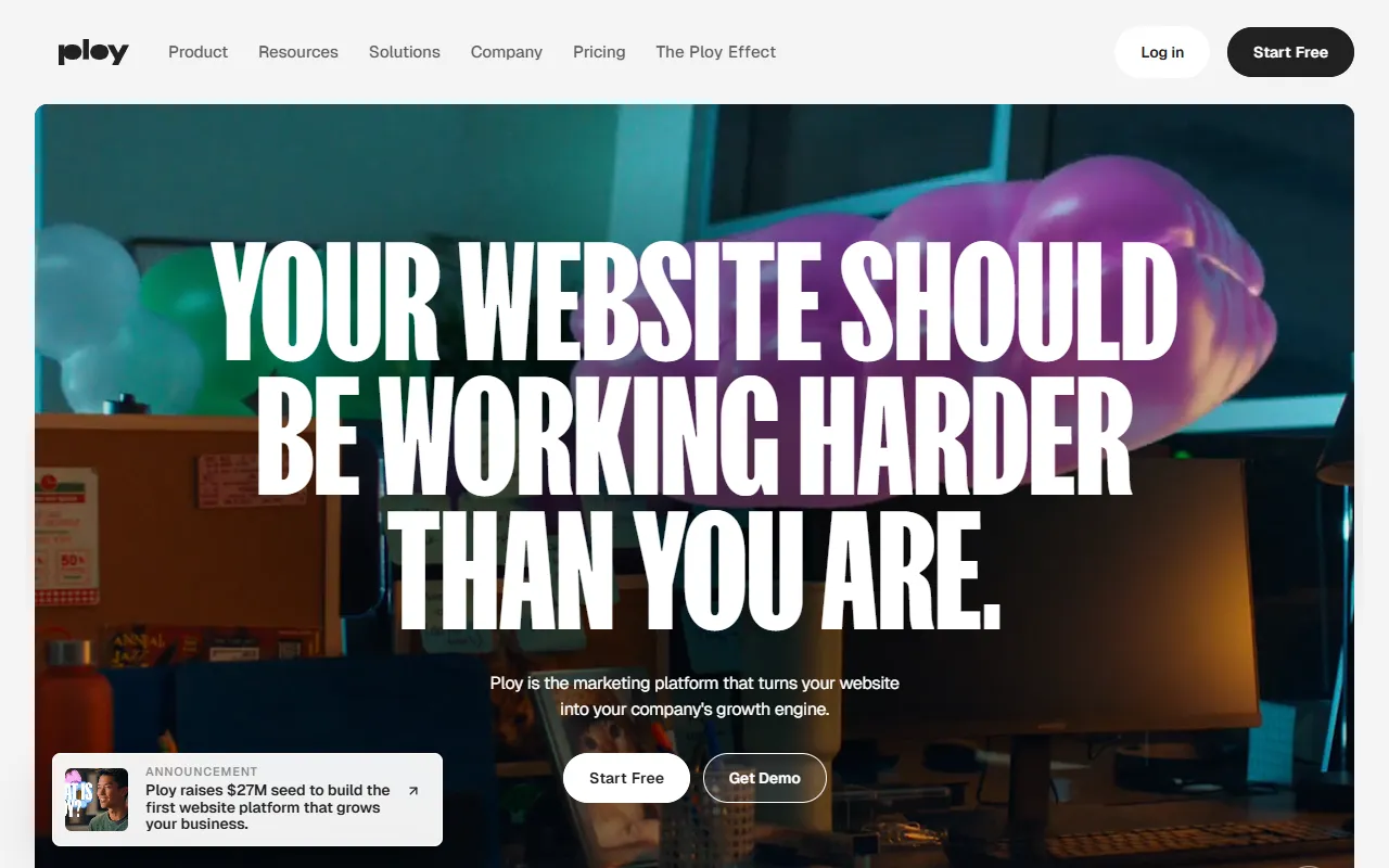 Ploy.ai website screenshot