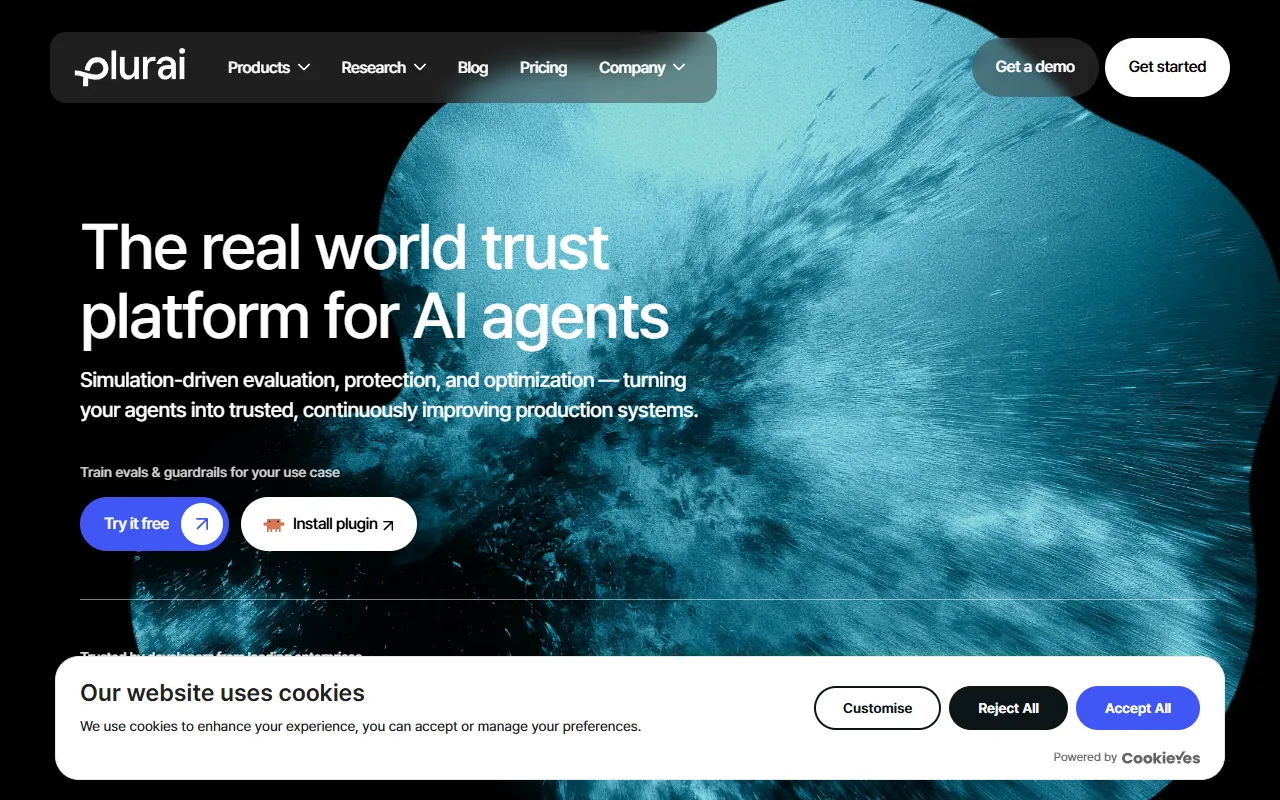 Plurai website screenshot