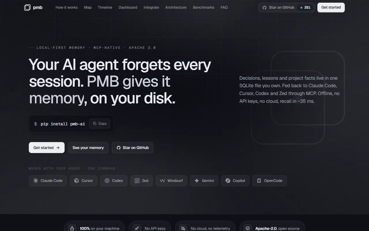 PMB website screenshot