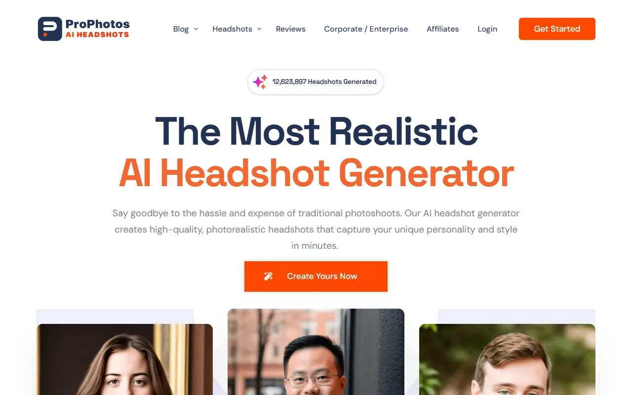 ProPhotos website screenshot