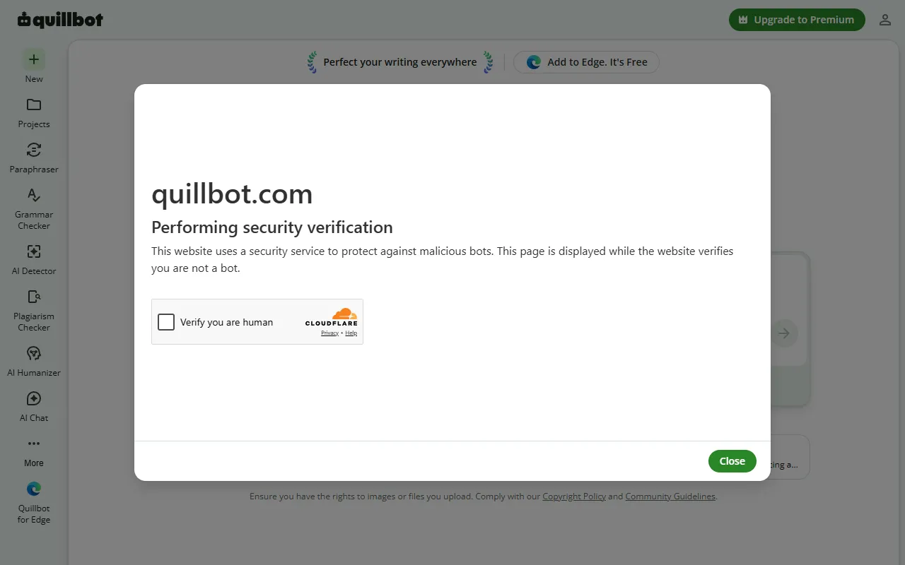 QuillBot website screenshot