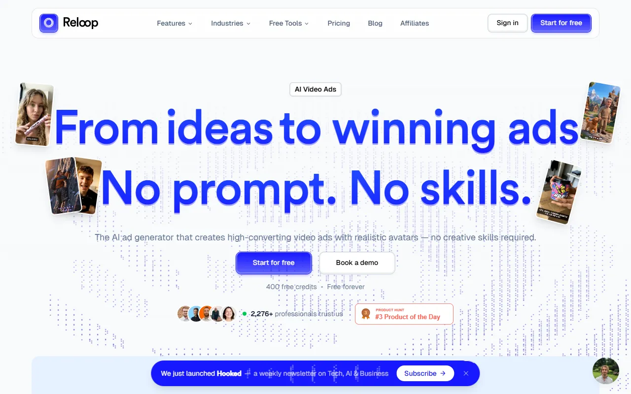 Reloop website screenshot