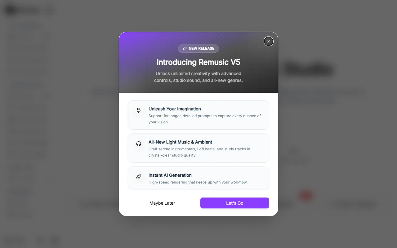 Remusic website screenshot