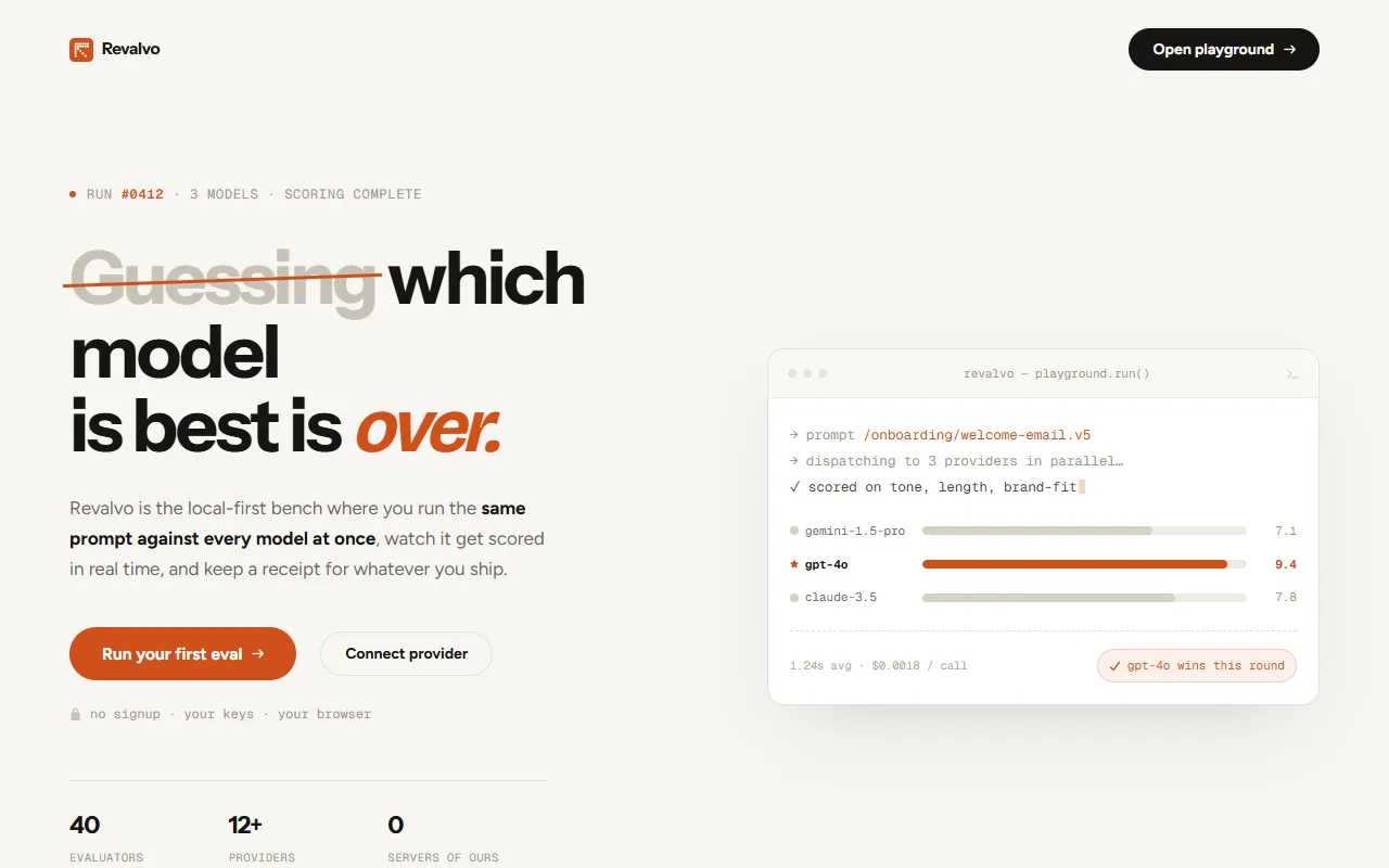 Revalvo website screenshot