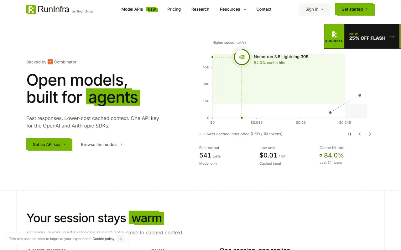 RunInfra website screenshot