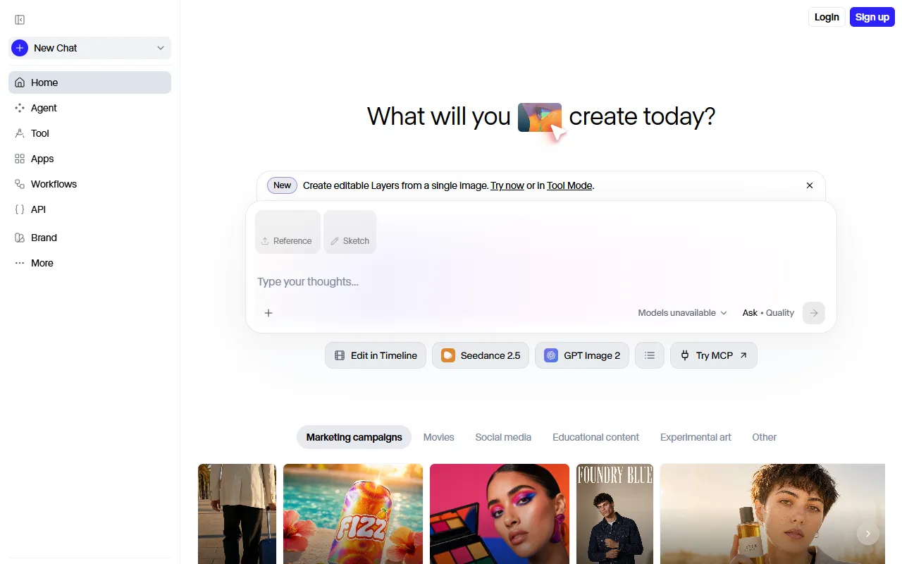 Runway Agent website screenshot