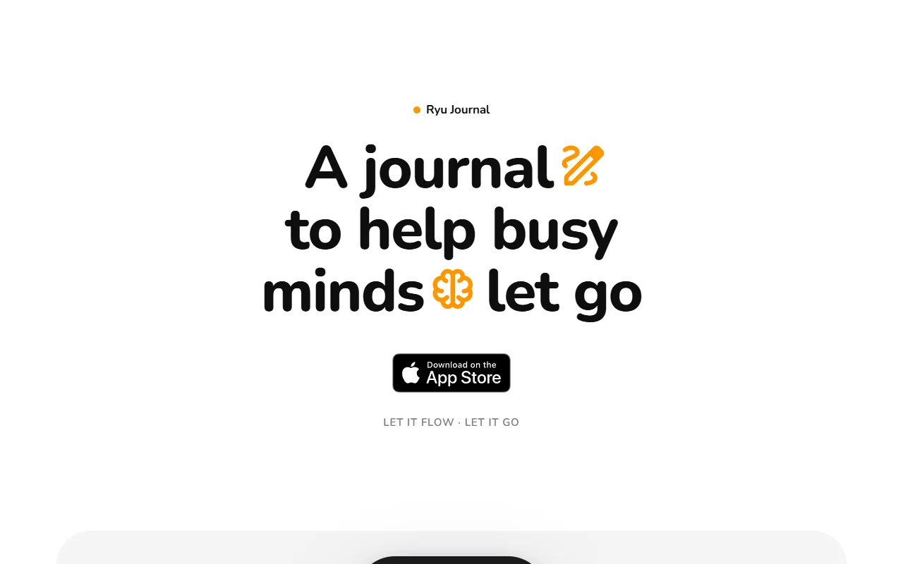Ryu Journal website screenshot