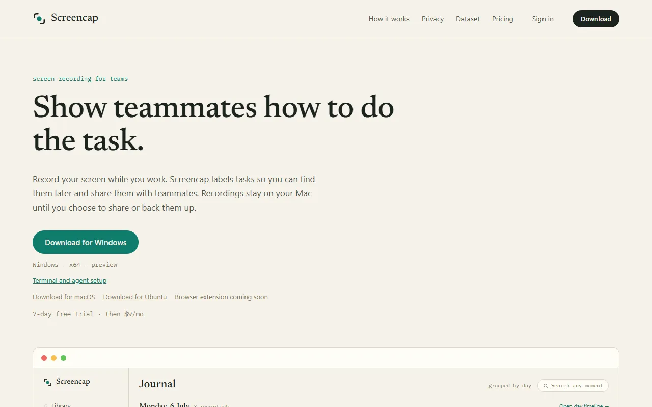 Screencap website screenshot