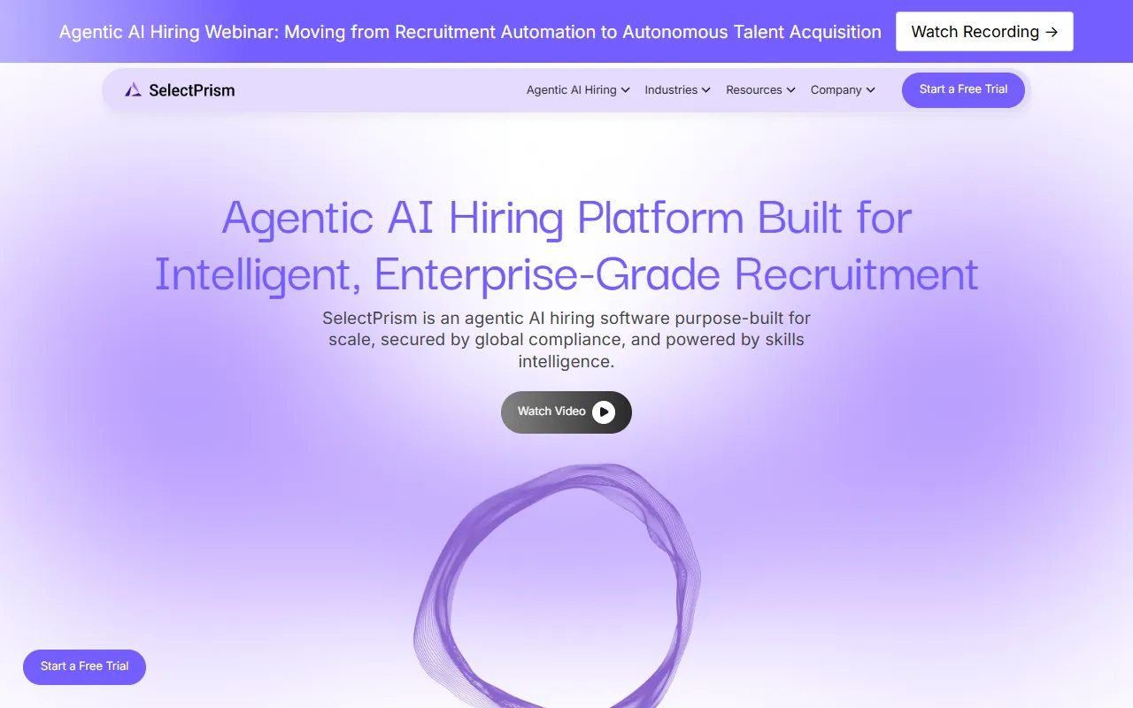 SelectPrism website screenshot